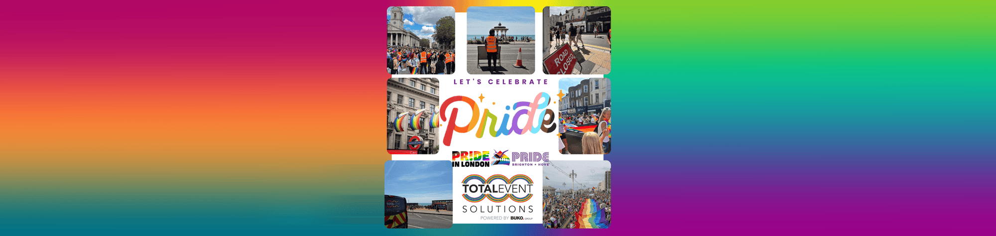 London Pride and Brighton Pride Collage