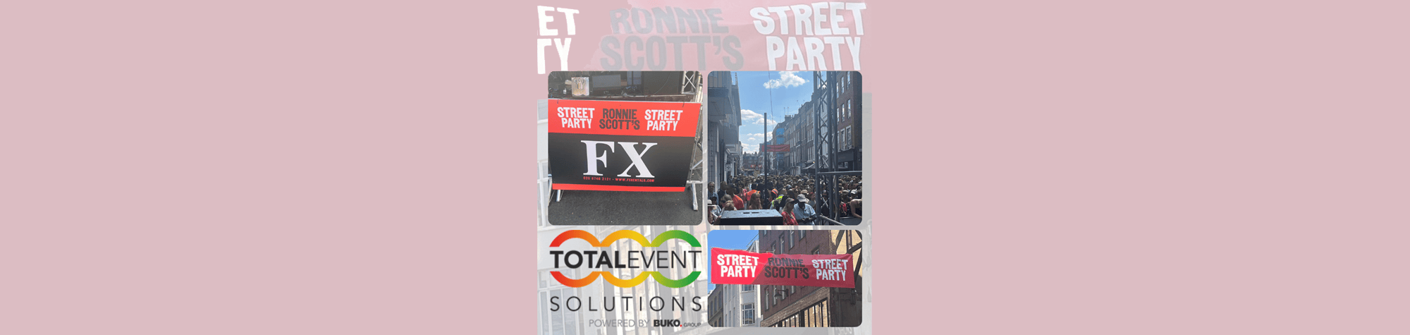 Ronnie Scott's Street Party Collage