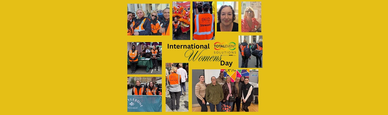 A collage for International Women's Day